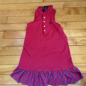 Ralph Lauren Red Sleeveless Dress